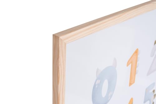 Bi-Office Dino Numbers Magnetic Board, 600 x 450 mm, Printed Lacquered Steel Surface, Pine Frame - Image 4