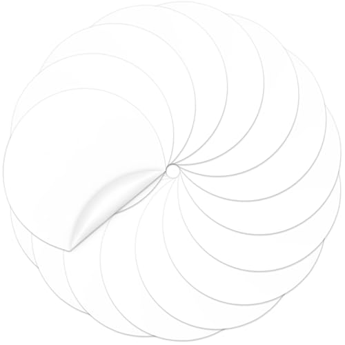 24 Pack White Dry Erase Dots Circles,Removable Dry Erase Circles,Wall Stickers for Home,School Classroom,Office,Students Desk