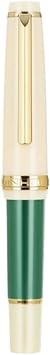 Extra Fine Nib Gold Clip Fountain Pen 0.38mm EF Ink Pen Mini Short Style Series 10.6cm Cute PensArmy Green,F Nib