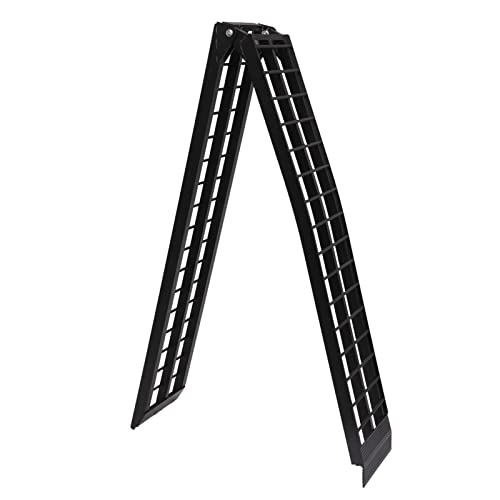 Tesmula gt2-ZJ Ramp New 10 ft Aluminum Loading Ramp Dirtbike Motorcycle Truck Single Ramp,for Trailers Pickup Truck Car Tailgate ATV Motorcycle Lawn Mower
