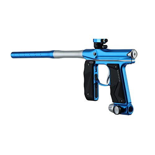 Empire Mini Gs Paintball Gun W/ 2 Piece Barrel - Dust Blue / Dust Silver (17385) #TOP3