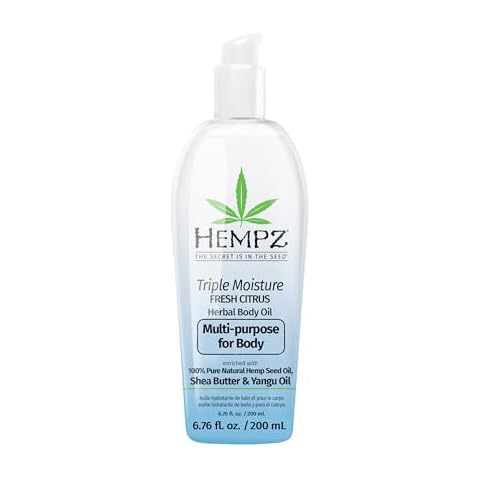 HEMPZ Triple Moisture Body Oil Cover