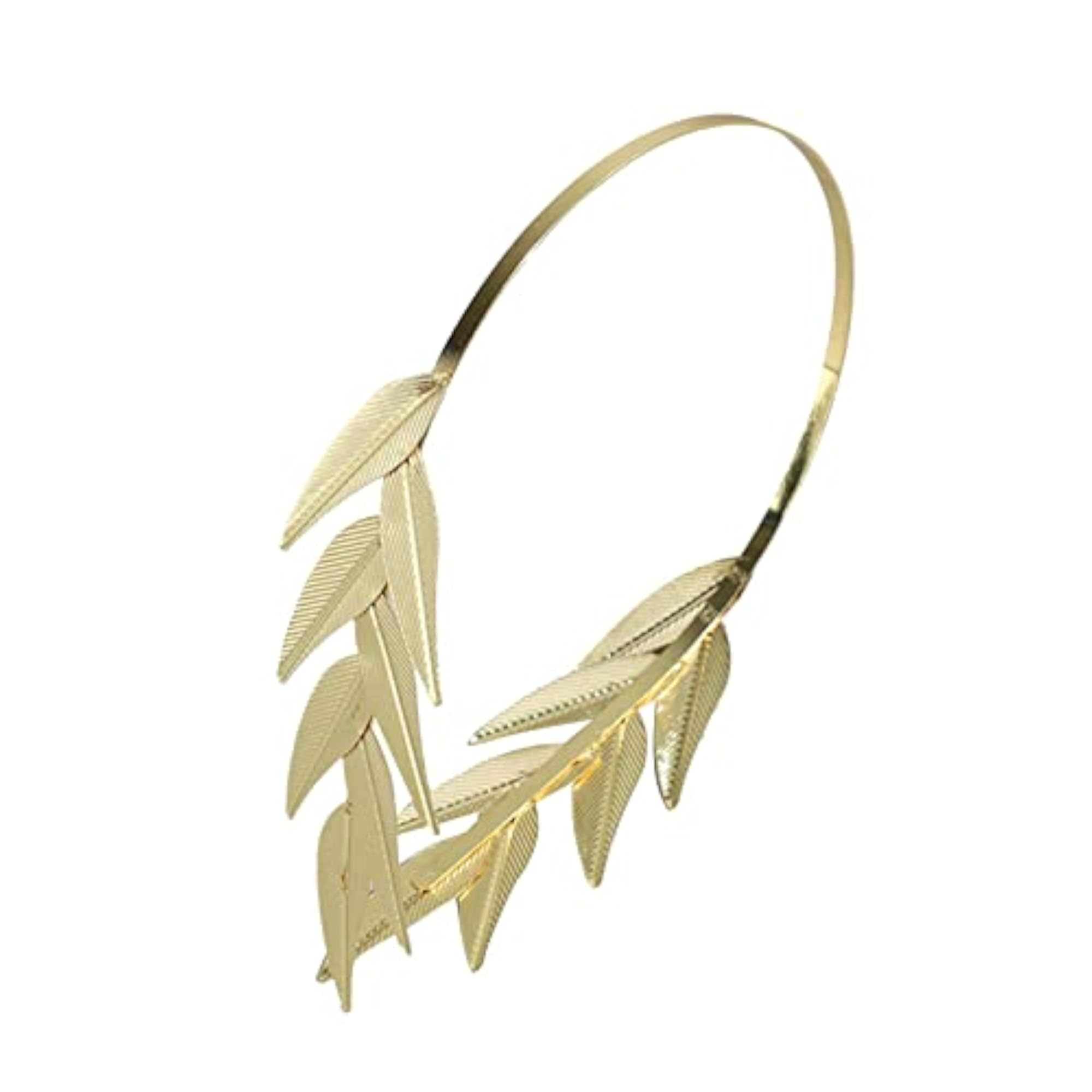 Golden Leaf Hair Band Hair Accessories for Weddings