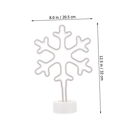 Fête sans lumières LED de flocon de neige décorative pour bureau enfant