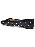 Kate Spade New York Womens Honey Pearls Ballet Flats Black 9.5 Medium (B,M)