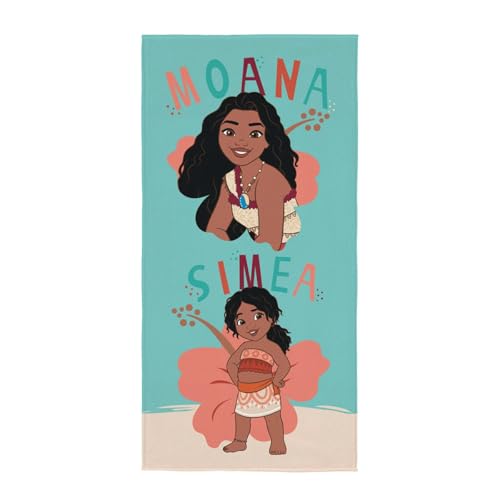 Toalha de Banho Infantil Aveludada Moana Infantil 70cmx140cm, Lepper