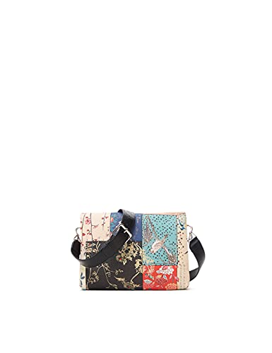 Desigual Bols_Magnus Dortmund Flap, Across Body Bag Donna, Marrone, Taglia Unica