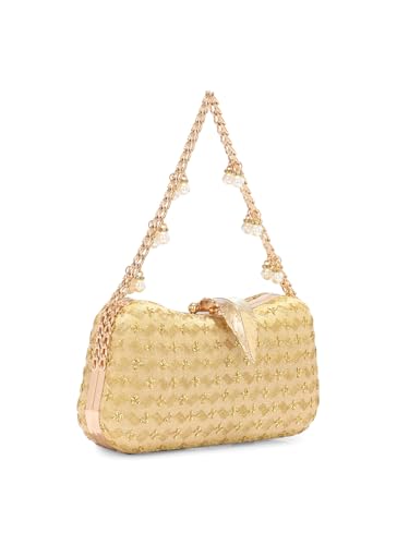 Image of TOOBA Handicraft Clutch Purse For Women with Sleek Design Embroidered Clutch| Trendy Stylish Bridal, Party, Wedding Sling Bag