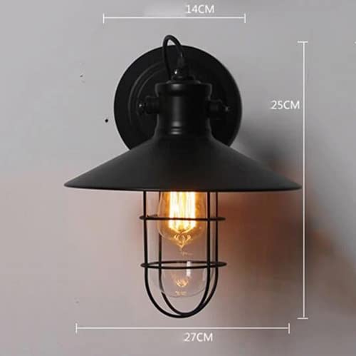 Lámpara de pared industrial para espejo ventana y cabecero de dormitorio 2