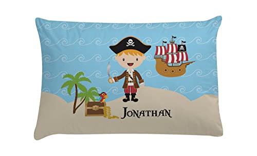 RNK Shops Personalized Pirate Scene Pillow Case - Standard