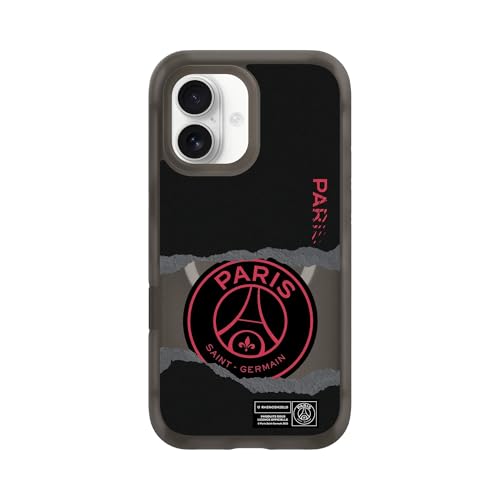 Coque MagSafe iPhone 17 RhinoShield AirX Protection Militaire PSG Noir Pur