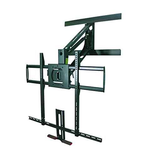 Alturas Fireplace Tv Mount | Am300 Above Fireplace Pull Down Mantel Tv Wall Mount Bracket With Gas Pistons | Fits 55-75 Inches Up To 80 Lbs #TOP5