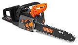 WEN 20V Max 14-Inch Cordless Brushless Chainsaw (Tool Only...