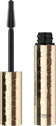 L'Oréal Paris Mascara Volumizzante, Ciglia a Ventaglio, Sguardo più Ampio, Adatto a Occhi Sensibili, Arricchito con 5% Stretchflex Complex, Senza Grumi, Panorama by Volume Million Lashes, Colore: Nero