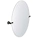 Moen Banbury 23 in. x 26 in. Frameless Pivoting Single Wall Mirror in Mediterranean Bronze