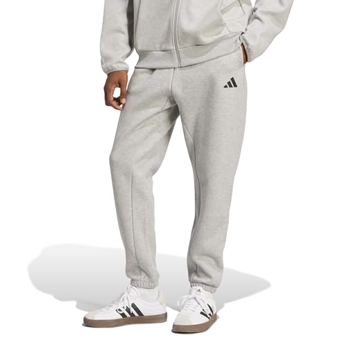 Adidas Mens Future Icons Small Logo Pants, Medium Grey Heather, Medium