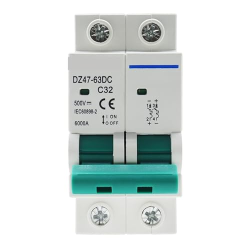 Mini disjoncteur Solaire CC pour éviter les surcharges de courant à 500V