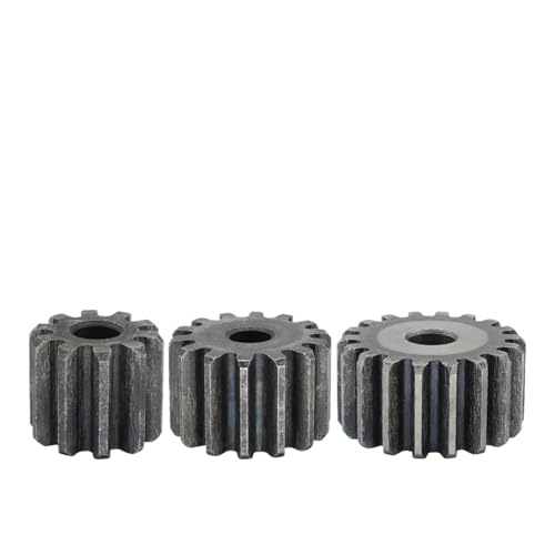 Engranaje plano cilíndrico M2 de 15 dientes y eje de 10mm para motores industriales