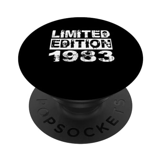 Edición limitada 1983 Cumpleaños 1983 Edición Cumpleaños PopSockets PopGrip Intercambiable
