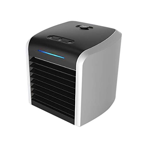Image of Portable Air Conditioners - Portable Air Conditioner Effective Cooling Low Noise USB Charge Air Conditioner Fan with 3 Speeds 7 Colors for Office and Room