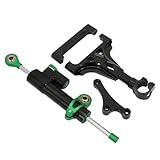 El amortiguador de dirección de aleación de aluminio ofrece un acabado anodizado para protección contra la oxidación y longevidad, mientras que su elegante diseño añade un toque de sofisticación a su motocicleta.