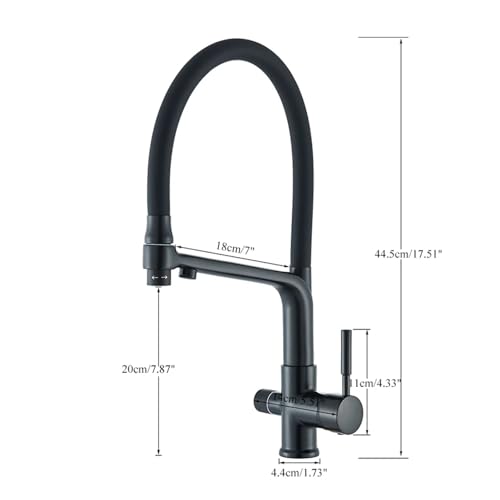 Filtre robinet cuisine or brossé orientable pivotant 360 - 2