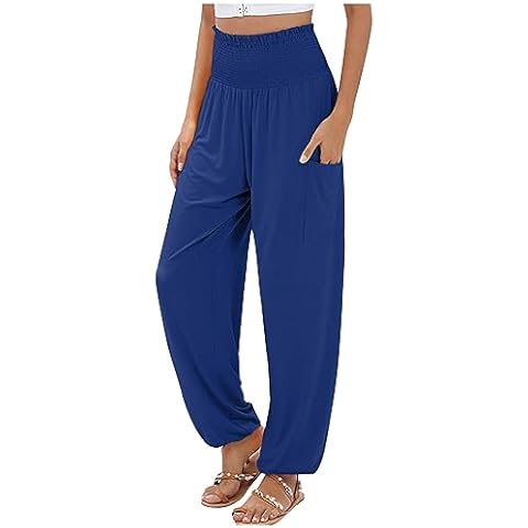 Cotton Yoga Harem Pants with Pockets Cover
