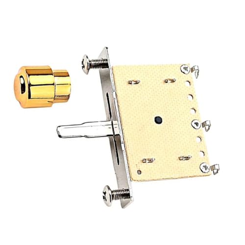 ギター 3 ウェイピックアップトグルスイッチ部品エレキギターポテンショメータセレクタスイッチ ギター楽器パーツ (Color : 01)