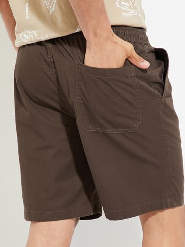 Image of Max URB N Men Slim Fit Solid Shorts