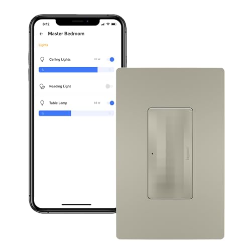 Legrand Radiant WNRH1NI Smart Gateway with Netatmo, Compatible with Alexa, Google Assistant & Apple HomeKit, Nickel (1 Count)
