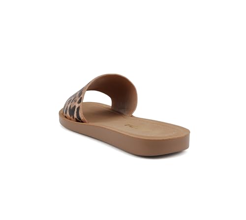 Image of Soda Shoes Efron-S Women Flip Flops Basic Plain Slippers Slip On Sandals Slides Casual Peep Toe Beach