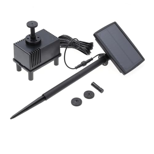 HANABASS 5M Solar Power Submersible Water Pump Kit Cable for Garden Pool Fountain Patio Decoration Energy Saving Solar Battery Panel Pump