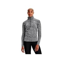Under Armour Women's Western Blouse, Black Black Metallic Silver, Medium US
