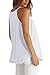 Women Summer Tops 2025 Trendy Halter Tank Tops Spaghetti Strap Camisole White L