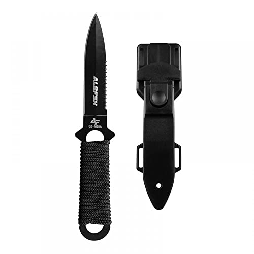 Faca de mergulho pesca camping caça QS-M20A cinto e bainha Albatroz