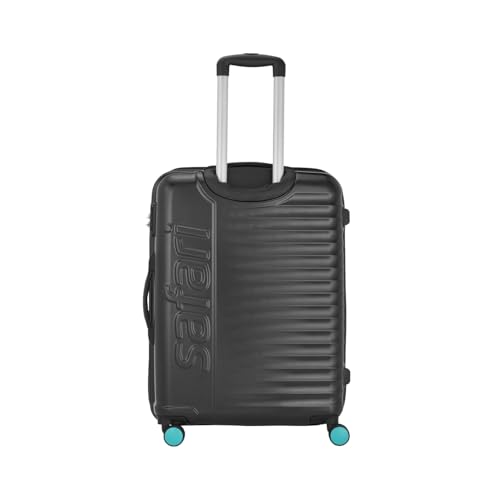 Image of Safari Ignite 8 Wheels 81 Cms Large Cabin Trolley Bag Hard Case Polycarbonate 360 Degree Wheeling System Luggage, Trolley Bags for Travel, Suitcase for Travel, Black