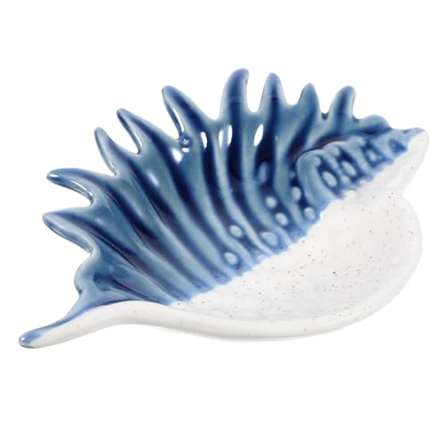 Hohopeti Dish De Bijoux Thématique Coupelle à Bijoux De Mer Et Organisateur De Table Élégant Pour Anneaux Bracelets Et Cosmétiques