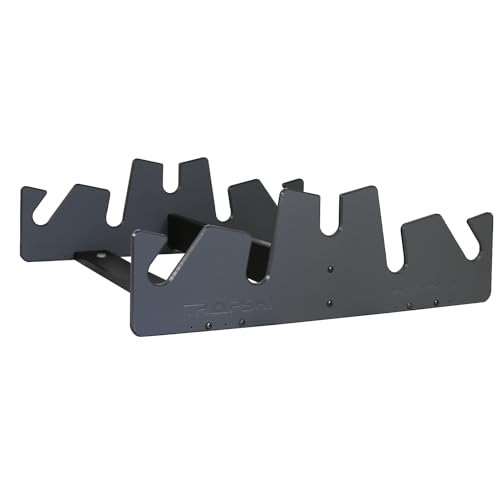 TRAPSKI Lowpro Series Ski and Snowboard Rack Inserts for Rooftop Cargo Box Marine Grade HDPE Plastic | Premium Strap Included | 3 Year Warranty | Made in The USA (LOWPRO5-XL)