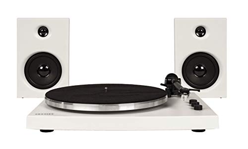Crosley T150 Platine Disque Bluetooth Blanc - Les Beatles, Paul McCartney, John Lennon, RIngo Starr, George Harrison Crosley T150 Platine Disque Bluetooth Blanc