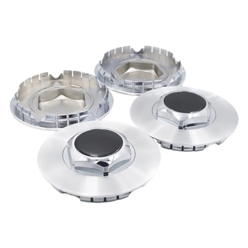 Capuchon de roue for couvercle de moyeu de jante, accessoires de voiture, 20 clips anti-poussière, style universel, argent, 171mm 150mm, 4 pièces