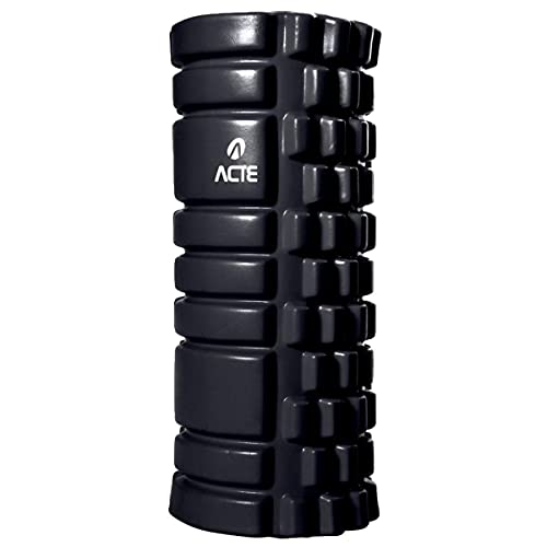 Acte, Rolo de Liberacao Miofascial EVA e PP - Preto e Laranja