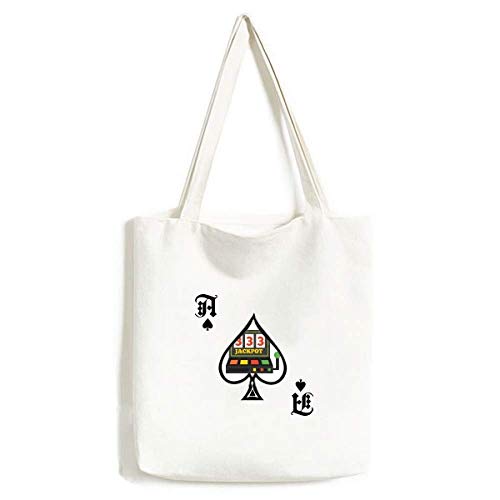 Sac à main illustration jackpot pour vos soirées poker entre amis