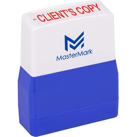 MasterMark Pre-Inked Premium Office Stamp - CLIENT'S COPY Cover