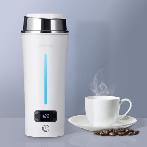 Dual Voltage Travel Kettle, 110-240V Portable Electric Kettle with LCD Display, 4 Temperature...