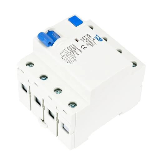Interruptor diferencial 2P 20A de 10mA para corriente residual de CA