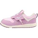 [Mizuno] キッズシューズ プレモア キッズ2 15~22cm 運動靴 スニーカー キッズ 男の子 女の子 通学 パープル×ホワイト×ピンク 17.5 cm