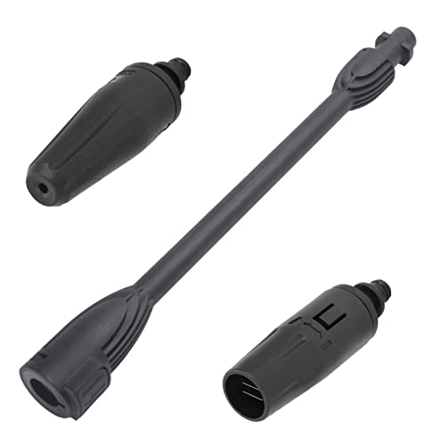 YUET Lance pour Karcher, Double fonction Lance Rotatif pour Karcher K2 K3 K4 K5 K6 K7 Nettoyeurs Haute Pression, Pistolet de Nettoyeur avec Buse Réglable Accessoire Jet Lance Turbo pour Kärcher
