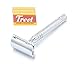 OdontoMed2011 Double Edge Razor For Men & Women All Metal Chrome + 5 Blades Gift For Family & Friends (BTS-327)