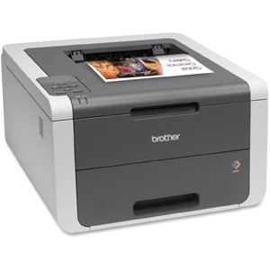 Brother HL-3140CW - Impresora láser (GDI, A4, USB 2.0, LAN inalámbrica, Negro, Marfil, 2400 x 600 dpi, LED)