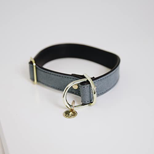 Collier Loop gris S 40 cm nylon tressé pour petit chien - 3